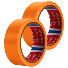 iQIHAN 高黏度強力布膠帶, 深橙色, 2入