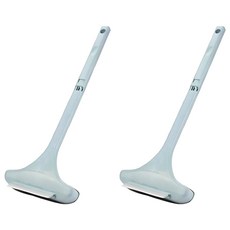 刮刀兩用紗窗清潔刷, 2個, 淺藍