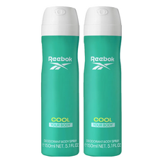Reebok 銳步 女體香噴霧 清新能量, 150ml, 2瓶