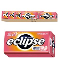 易口舒 eclipse 無糖薄荷錠 清爽蜜桃口味, 31g, 8盒