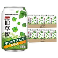 RICO 紅牌 仙草蜜, 340ml, 48罐