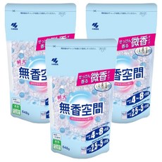 KOBAYASHI 小林製藥 無香空間 居家室內芳香除臭劑 補充包 清爽皂香, 648g, 3個