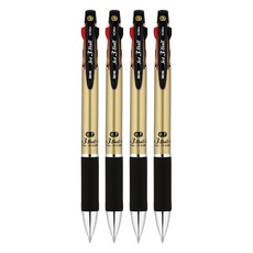 JAVAPEN Jet 3 Ball M 多色筆 0.7mm, 香檳金, 4支