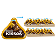HERSHEY'S 好時 KIsses 水滴牛奶巧克力, 杏仁夾餡口味, 82g, 18袋