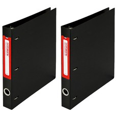 DaTaBanK 三田文具 A4 專案收納3孔夾資料夾 648DS, 紅色, 2本