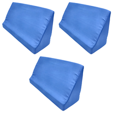 感恩使者 舒適靠枕 變換姿勢 ZHCN1703 R型 藍色 長期臥床者適用, 3個