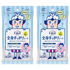 Biore 蜜妮 清爽肌膚濕紙巾 便攜型, 1入, 2包