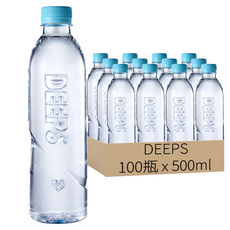 DEEPS 無標籤海洋深層水, 500ml, 100瓶