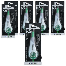 Tombow 蜻蜓牌 MONO 修正帶 CT-PXN4，4.2mm x 6m, 6個, 綠色