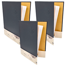 JOY STAR 大人系列 資料鐵夾 26孔 JBN-228B, 墨舞, 3個