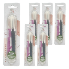 Sunland HAJIME 不鏽鋼粉刺夾, 尖頭型, MUAC006, 6支