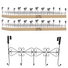 咪咪購物 門後掛鉤五鉤 宮廷款, 古銅, 18個