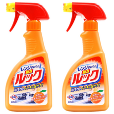 LION 獅王 LOOK 台灣公司貨 爐具清潔劑, 2個, 400ml