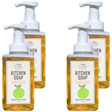 川涌果園 柑橘廚房清潔劑 泡泡瓶, 4個, 500ml