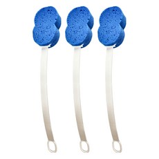 OO 生活輔具 長柄洗澡刷, 柔軟海綿, 嚴選ABS材質, 防水防潮, 單一顏色, 1支, 3支