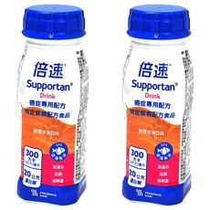 Supportan 倍速 癌症專用配方，熱帶水果口味，高蛋白低鹽，營養均衡, 200ml, 2瓶