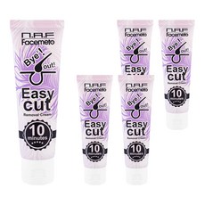 NAF facemeto 寸草不生潔淨霜 easy cut, 50ml, 5支, 臉部除毛, 溫和不刺激,快速除毛