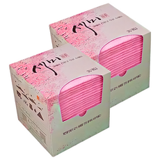 Sami 拋棄式洗碗布, 250mm x 300mm, 粉色, 30片, 2盒