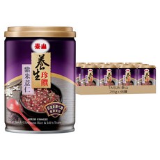 泰山 養生珍饌 紫米薏仁粥, 255g, 小罐裝, 無防腐劑, 48罐