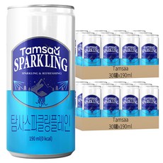 Tamsaa 原味氣泡水 Set, 190ml, 60罐