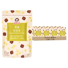 Medolly 蜜思朵 黑糖桂花茶, 17g, 15包, 12袋