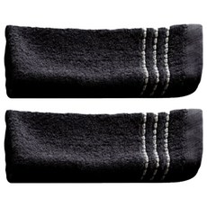 SHING LONG TEXTILE 台灣興隆毛巾 維納斯抗臭防霉方巾 43 x 33cm, 深灰色, 2條