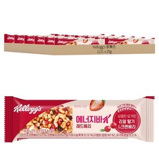 Kellogg's 家樂氏 紅莓穀物能量棒, 25g, 12入