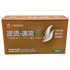 TOKUWA 德合 逆流速攻EX膠囊，專利益生菌，每盒60顆, 60顆, 500mg, 1盒