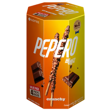 PEPERO 脆心巧克力口味餅乾棒分享盒, 140g, 1盒