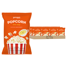 gomgom 玉米濃湯味爆米花, 50g, 12包