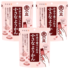 imuraya 井村屋 紅豆羊羹方便包 105g*3包入,日式傳統風味,獨立包裝方便攜帶, 3包