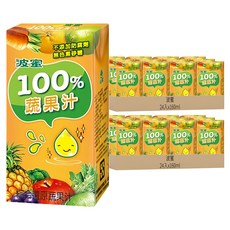 波蜜 100%蔬果汁, 160ml, 48入