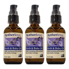 Motherlove媽咪樂哺 天然草本親子按摩油, 59ml, 3瓶