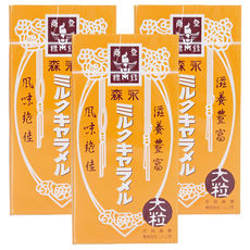 MORINAGA 森永 大粒焦糖味牛奶糖, 經典的童年美味, 日本原裝進口, 141.1g, 3盒