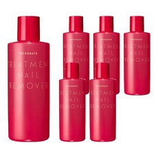 INTEGRATE 美一天護甲潤澤去光水 (200ml/瓶) 溫和卸甲、滋養指甲 散發清新果香, 6瓶