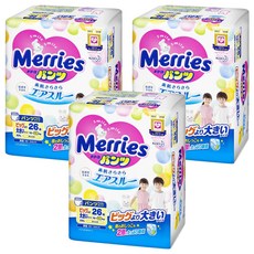 Merries 妙而舒 日本境內版 妙兒褲/尿布 15~28kg, XXL, 78片
