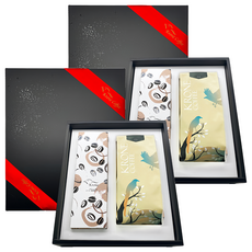 KRONE 皇雀 精選黃金曼特寧咖啡豆禮盒組 (半磅), 2盒, 咖啡豆 + 量匙