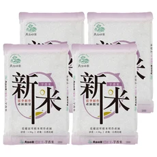 天生好米 富里新米芋香米 4包 (花蓮富里 新鮮芋香 真空包裝), 1.5kg, CNS二等