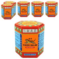 TIGER BALM 虎標 萬金油軟膏 紅, 6罐