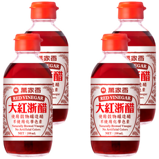萬家香 大紅浙醋, 4個, 200ml