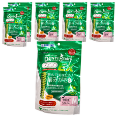 FORCANS 富健士 Denti健齒玄米潔牙棒 M號 葉綠素配方 120g 中型犬適用 幫助去除牙垢, 葉綠素 H, 6包