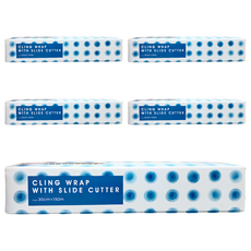 SHIMOYAMA 安全滑刀式PE保鮮膜, 5盒