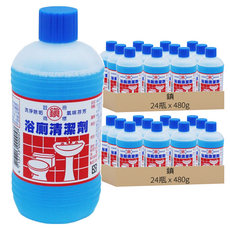 鎮 浴廁清潔劑，適用於馬桶、浴缸、面盆和磁磚, 480g, 48瓶