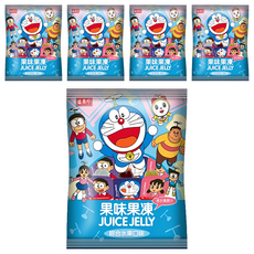 盛香珍 哆啦A夢果凍 綜合, 420g, 5袋