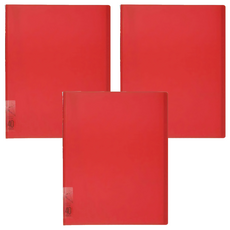 KING JIM HIKTAS 40頁資料夾 A4, 紅色, 3個