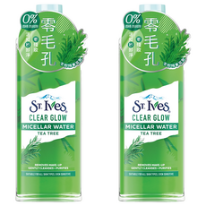 ST.Ives 聖艾芙 卸妝潔膚水 茶樹淨化 溫和清潔 適用所有膚質 400ml, 2瓶