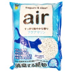 Super Cat 超級貓 Air3D立體紙砂, 6.5L 貓砂，清爽香氣，環保，水洗OK, 海洋, 1包