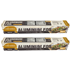 CHEFMADE 學廚 鋁箔紙 加厚型 L.20M W.30CM, 20m x 30cm, 2個