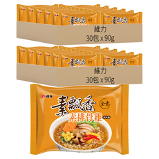 維力 素飄香 素排骨雞風味麵 90g, 60包