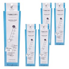 巧夫人 不銹鋼無痕五連勾 18-1.5 尺寸約寬27.5x深4.5x高12.4公分, H-213, 5個